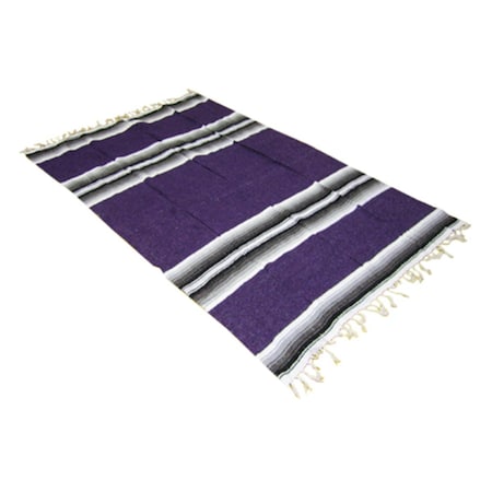 Omsutra Deluxe Mexican Blanket - Purple